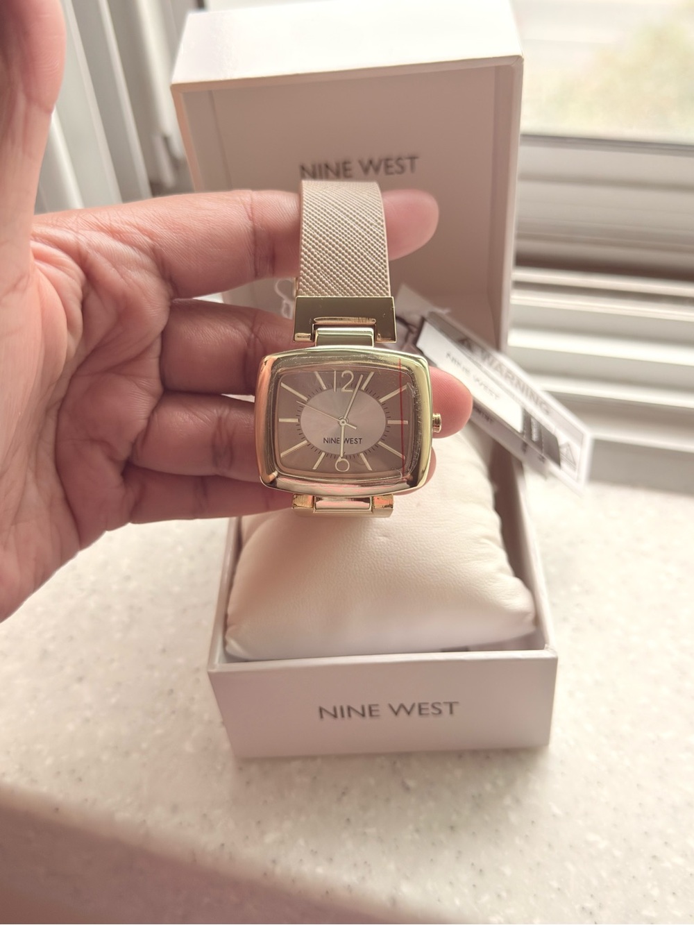 Nine West Women's Square Dial Watch